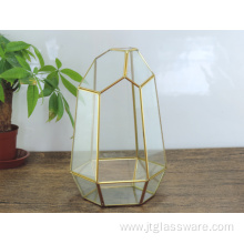 Home Garden Geometric Glass Terrarium Decoration